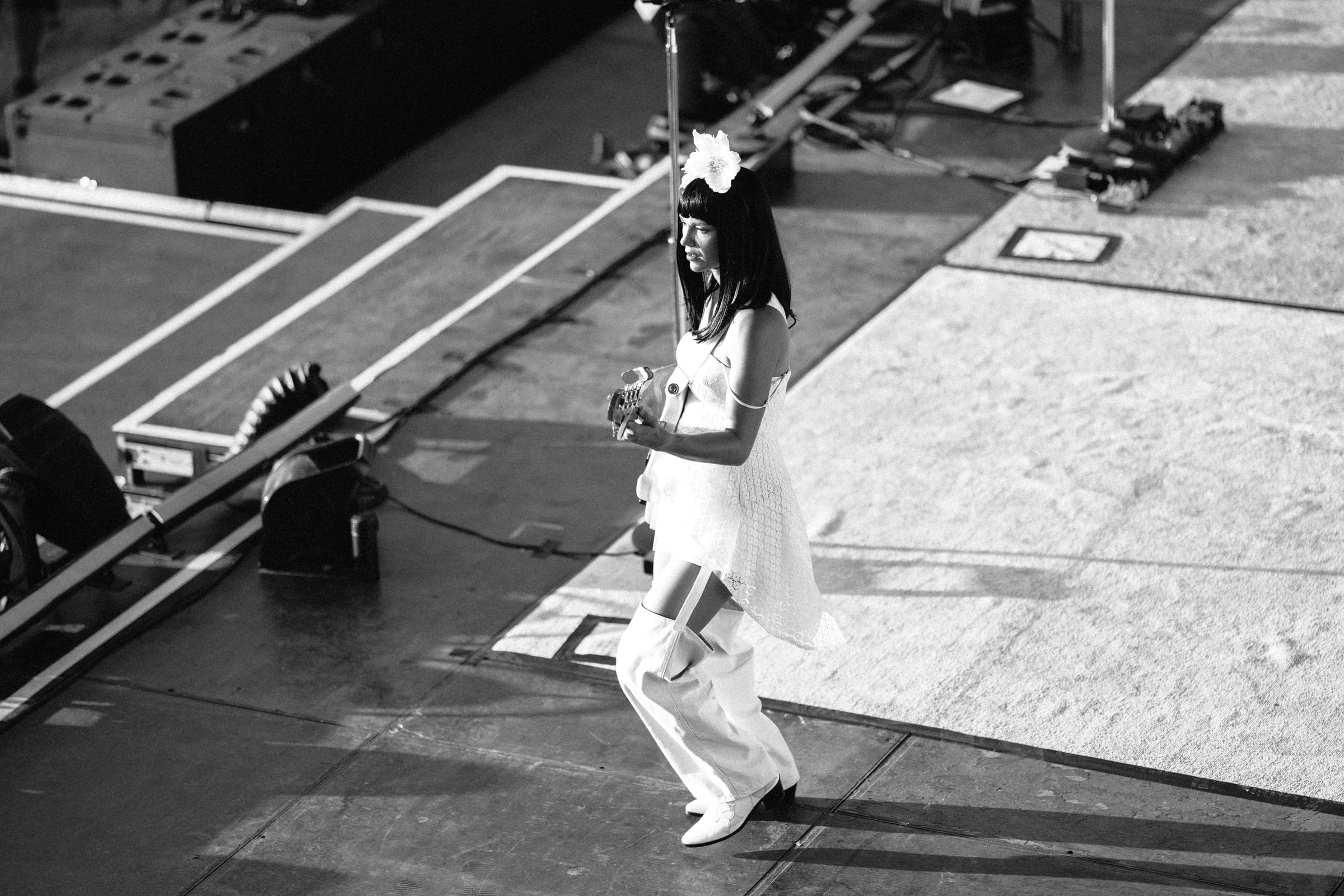Khruangbin performing at Austin City Limits Music Festival, Zilker Park Austin TX — concert photographer Chauncey Scott