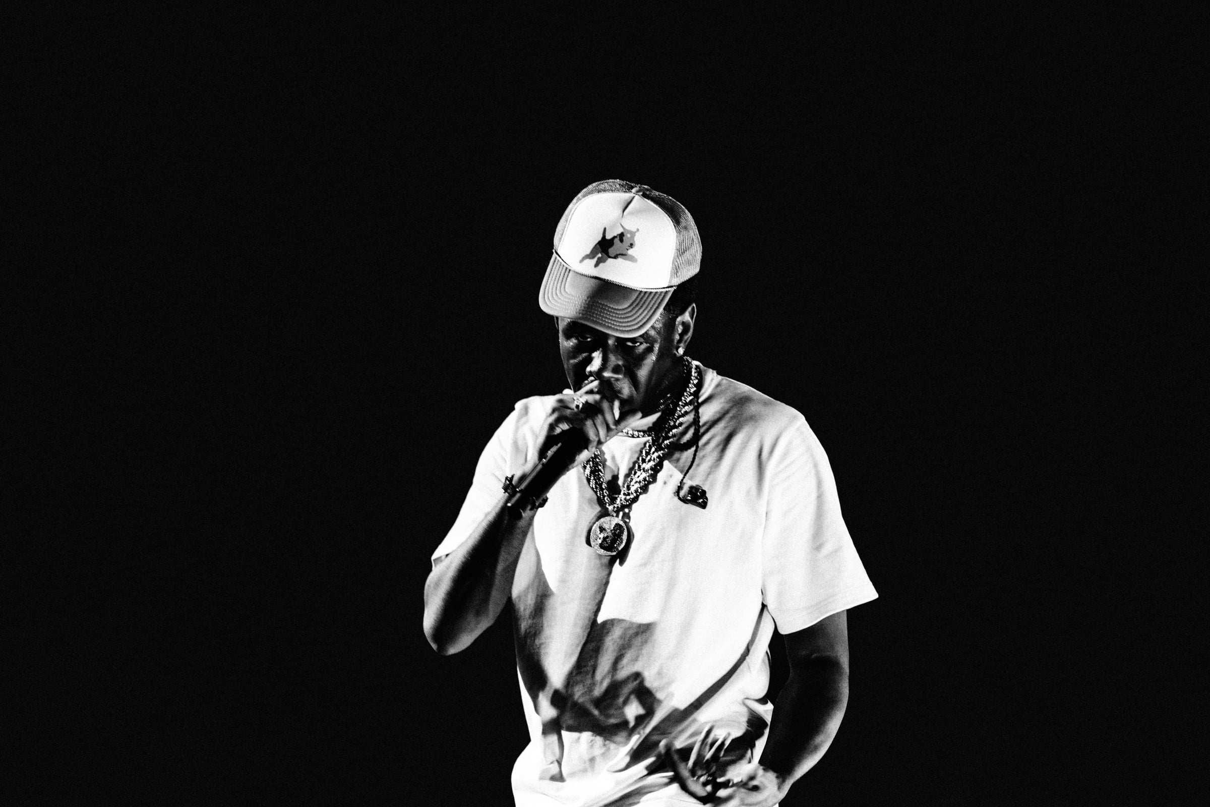 Tyler, the Creator stage performance, Austin City Limits Music Festival 2023, Zilker Park Austin TX — editorial concert photography by Chauncey Scott
