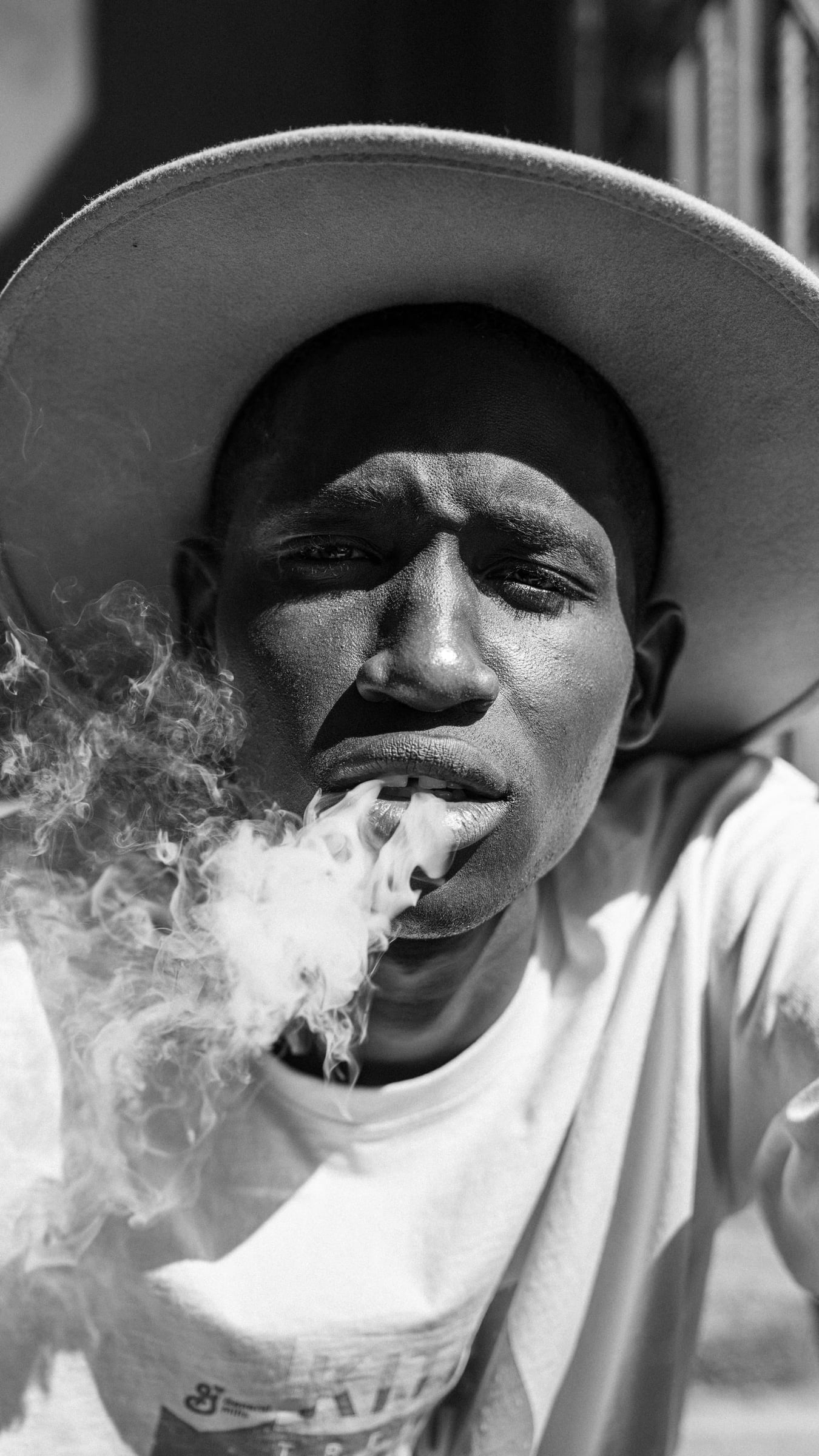 Joe West portrait — editorial photography, Williamsburg Brooklyn brownstone, New York City — Chauncey Scott