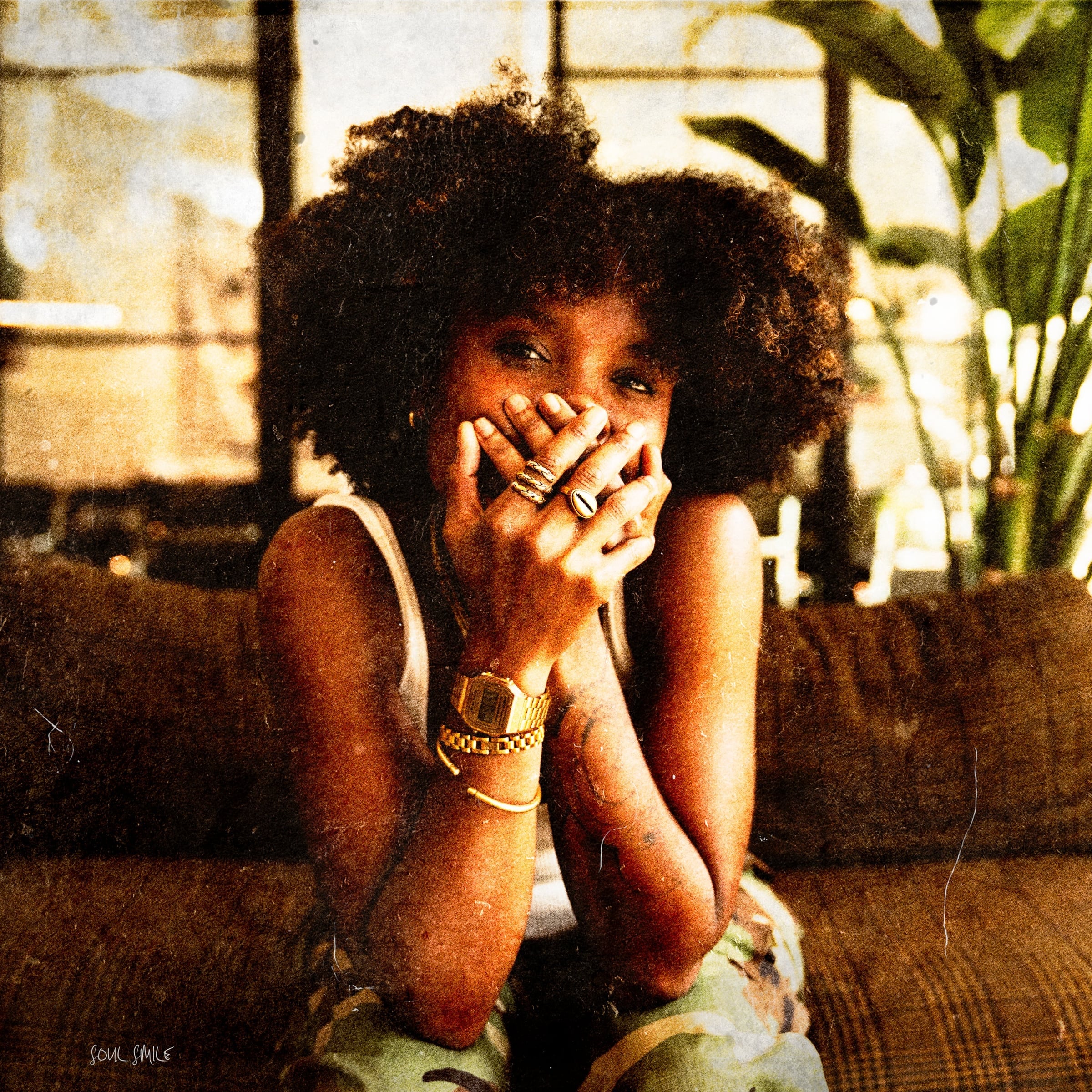 Shakiel — Soul Smile album cover shot at Preacher Agency, Austin TX — commercial music photography by Chauncey Scott, Austin TX photographer and director