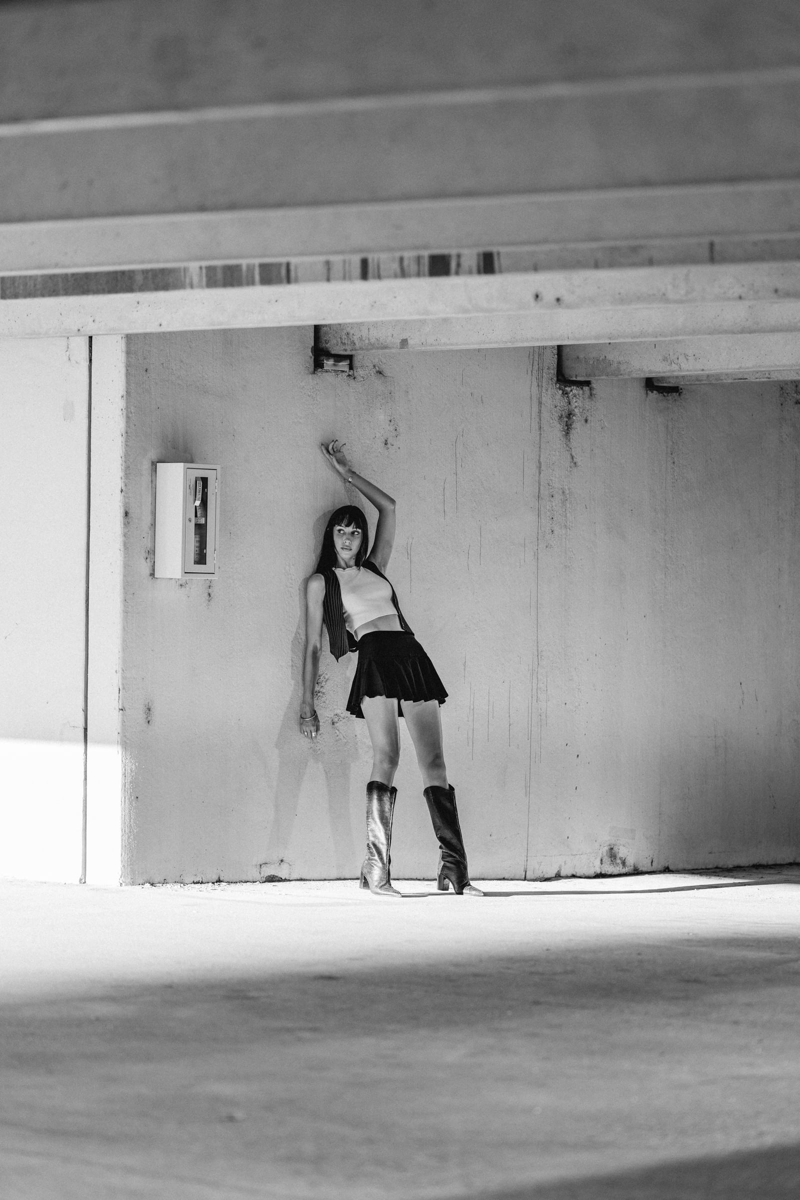 RoRo fashion editorial — industrial location shoot, Austin TX — editorial photography by Chauncey Scott