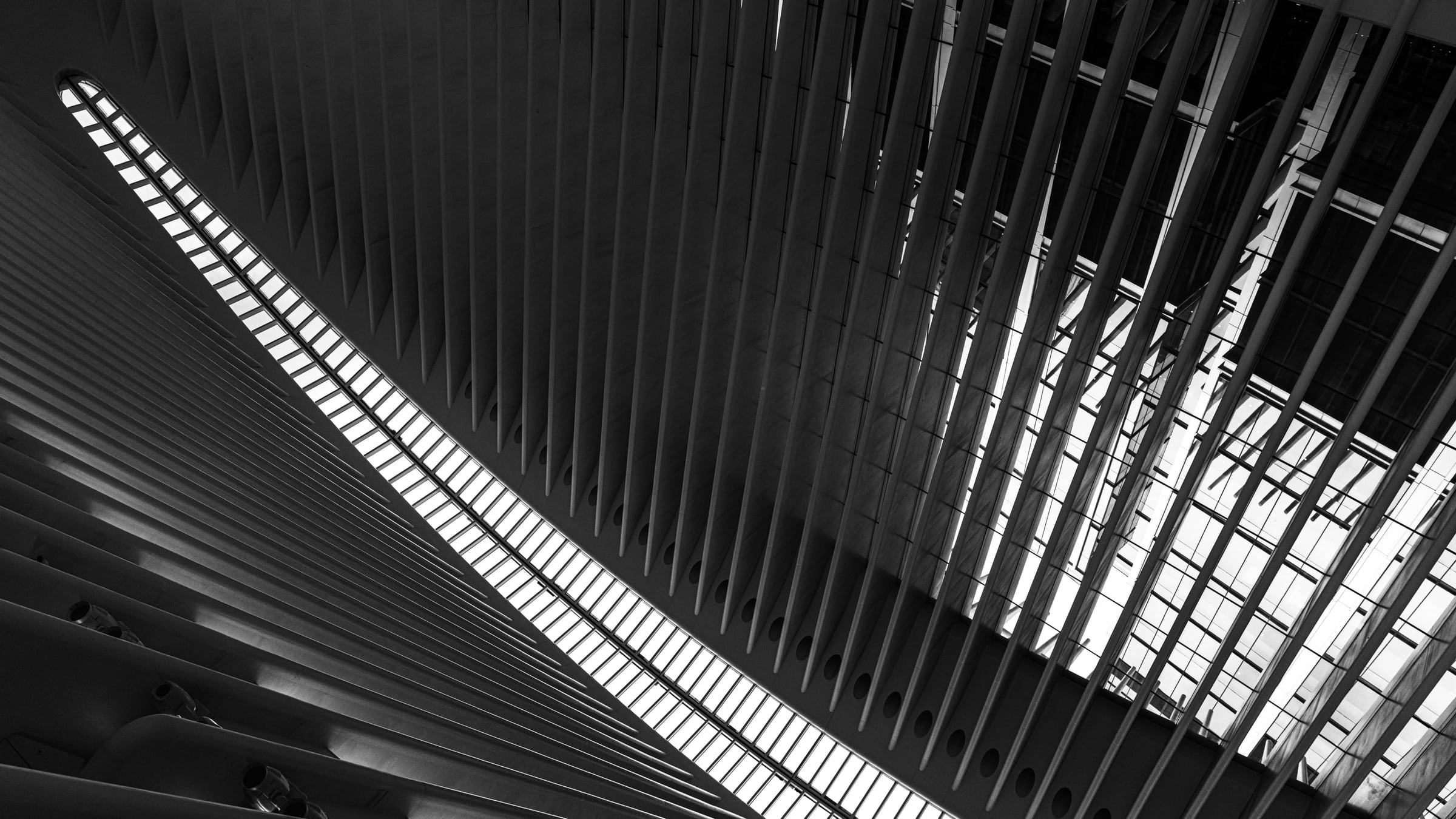 Oculus New York City cathedral-like interior perspective — architectural fine art photography by Chauncey Scott