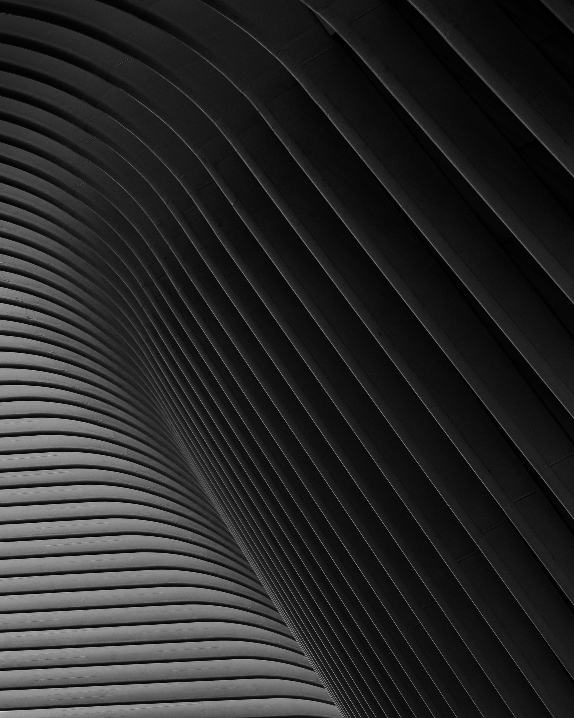 The Oculus World Trade Center, New York City minimalist interior — architectural photography by Chauncey Scott