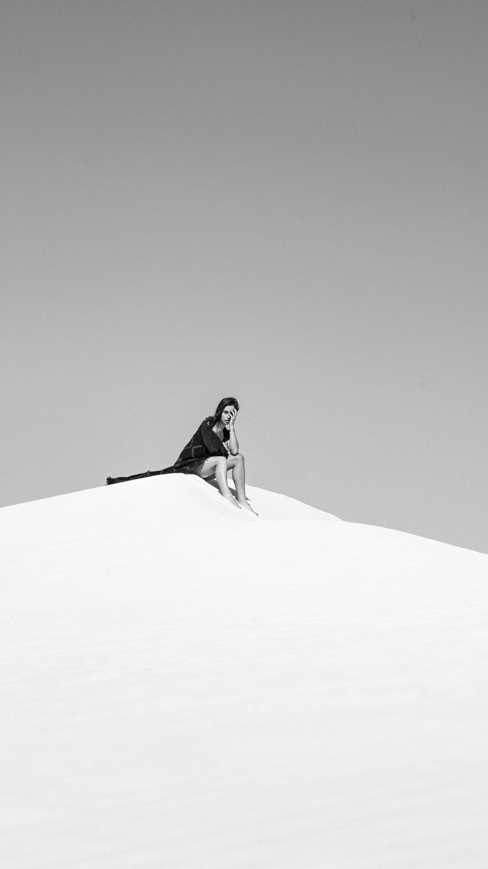 Portrait at White Sands National Park, New Mexico — fine art photography by Chauncey Scott