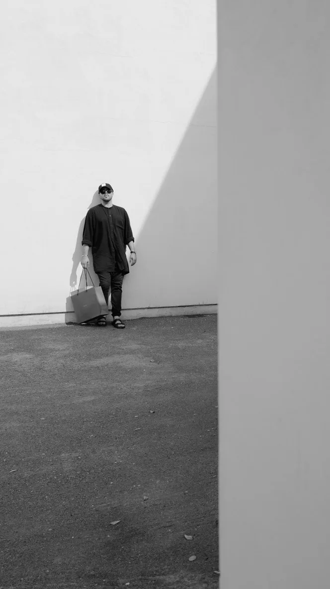Chauncey Scott photographed in the Los Angeles Arts District
